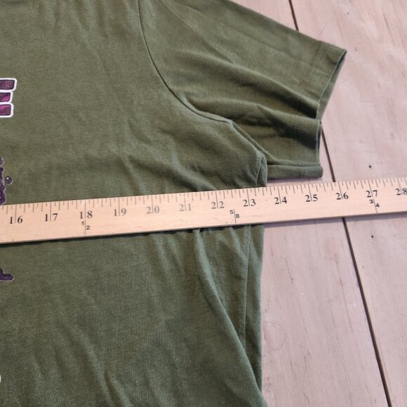 Military Brat T-Shirt Dab Crewneck Olive Green Womens XL #MILITARYBRAT NEW NWT - Picture 11 of 11
